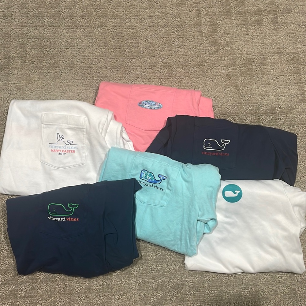 Lot of 6 Vineyard Vines Shirts